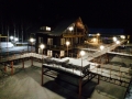 ГЛК Холдоми. Вид на ночной поселок базы.